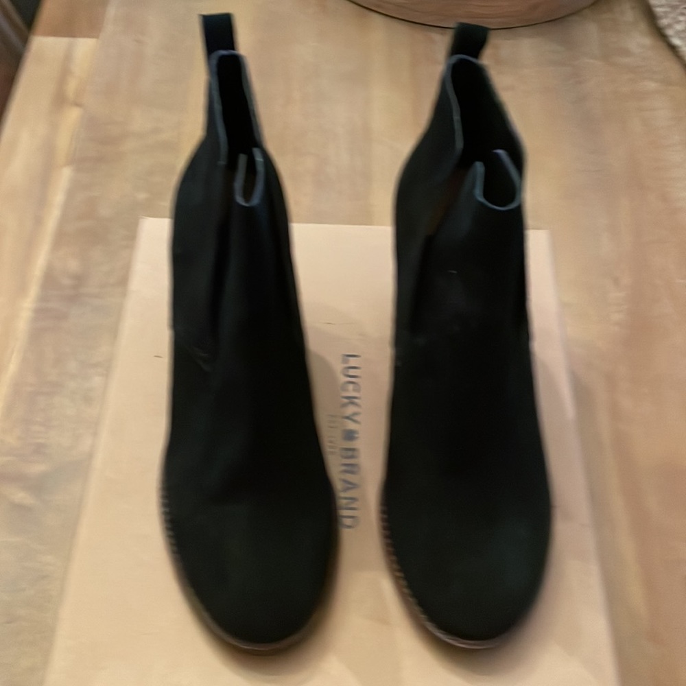 LUCKY BRAND Suede Ankle Boots